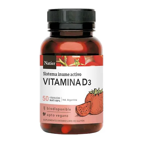 Vitamina D x 50 cap (Natier)