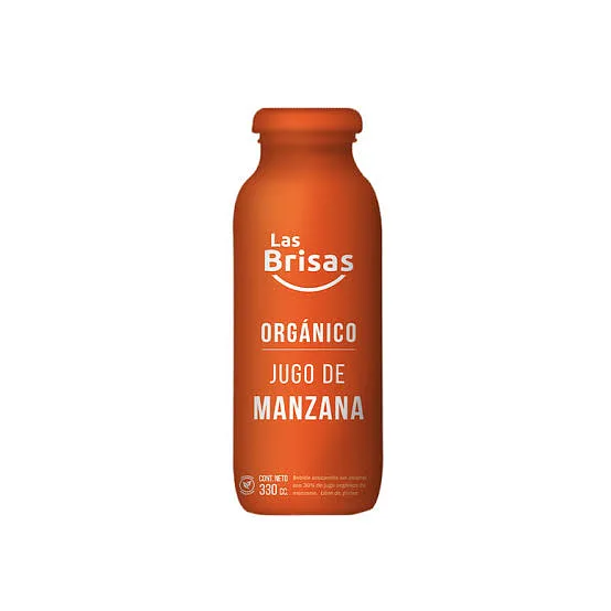 Jugo Organico de Manzana x 330 ml (Las Brisas)