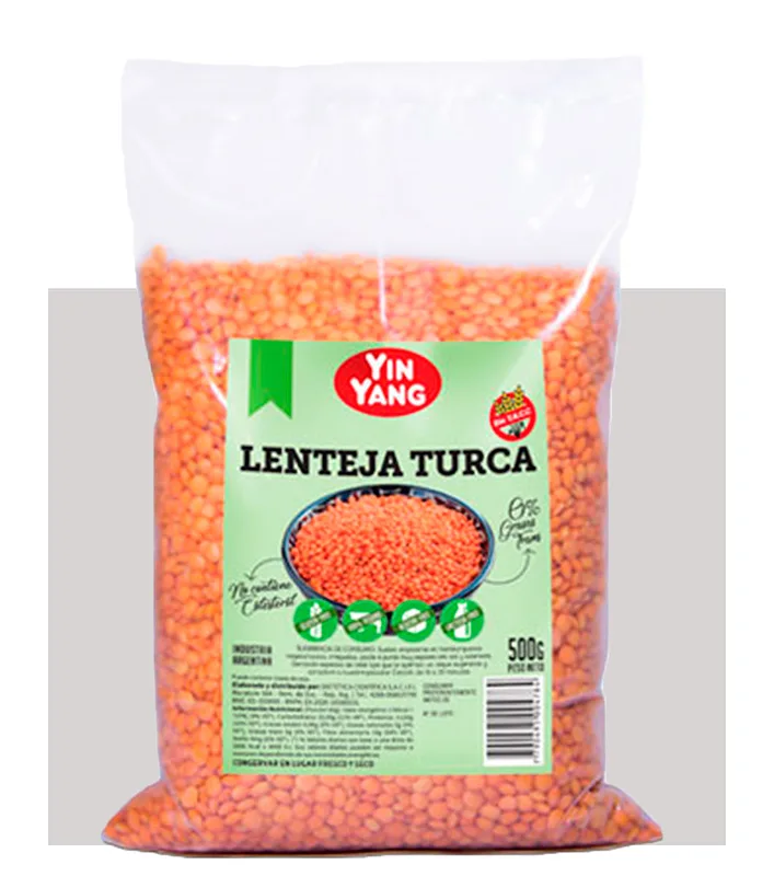 Lenteja de Turquia x 500 gr x 6 u (Yin Yang)