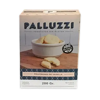 Galletitas Polvorones de Vainilla x 200 gr (Palluzzi)