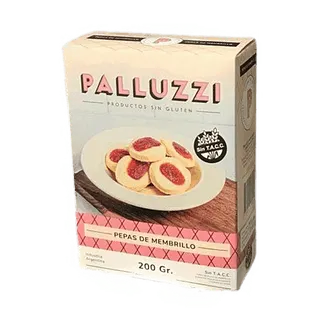 Galletitas Pepas Membrillo x 200 gr (Palluzzi)