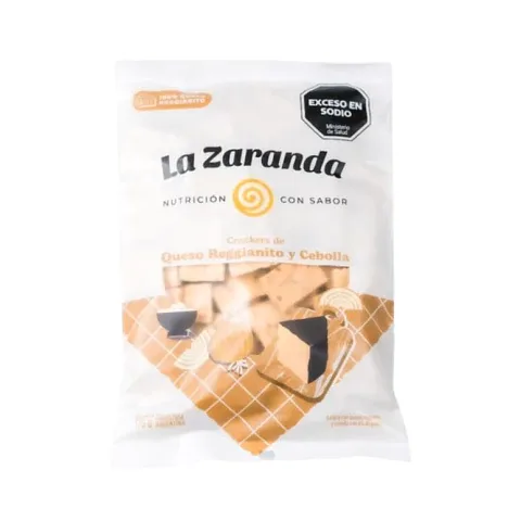 Galletitas Crackers de Queso Reggianito y Cebolla x 175 gr (La Zaranda)