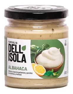 Mayonesa Vegana Albahaca x 180 gr (Dell Isola)