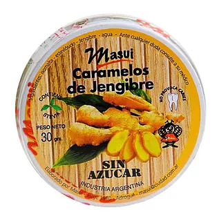 Caramelos de Jengibre x 30 gr x 5 u (Masui)