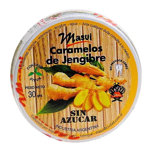 Caramelos de Jengibre x 30 gr x 5 u (Masui)