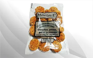 Galletitas de Ciruela Pasas Peras y Nueces x 185 gr (Maria E)