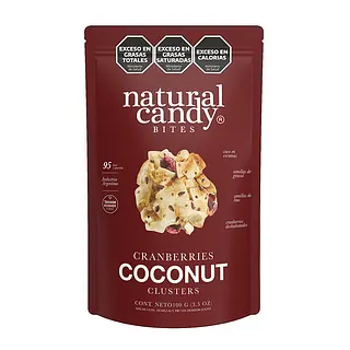 Cranberries Coconut Clusters x 100 gr (Natural Candy)
