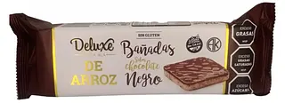 Galleta de Arroz Banada Sabor Chocolate Negro x 12 u (Deluxe )