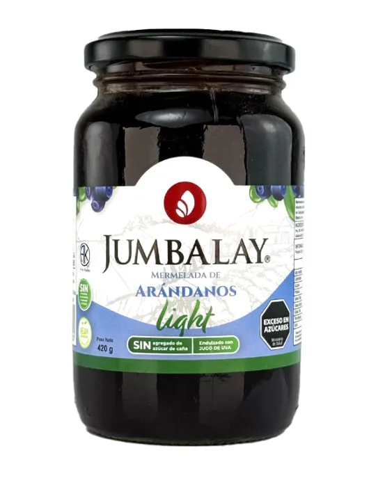 Mermelada de Arandano Light x 420 gr (Jumbalay)