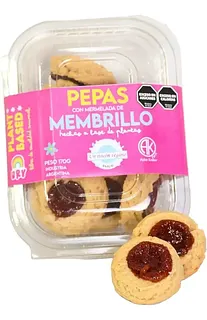 Pepas con Mermelada de Membrillo x 170 gr (Un Rincon Vegano)