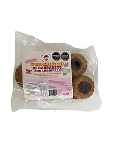 Pepas con Mermelada Sabor Frambuesa x 180 gr (Un Rincon Vegano)