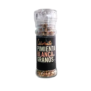 Molinillo Pimienta Blanca en Granos x 55 gr (Liberato)
