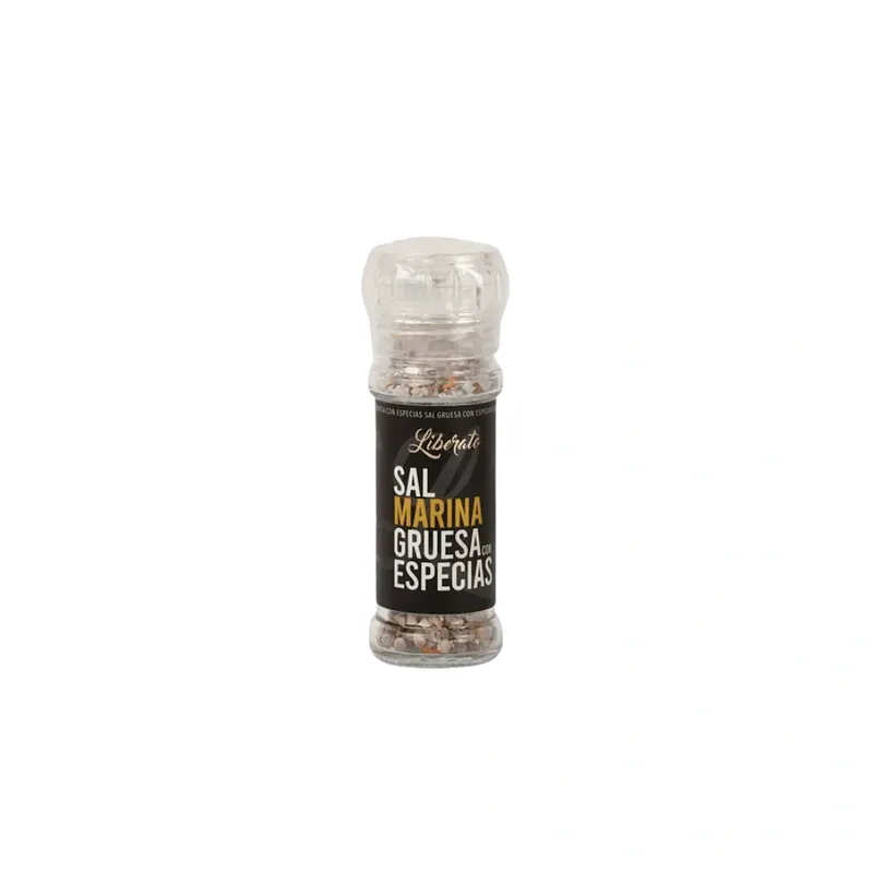 Molinillo Sal Marina Gruesa con Especias x 100 gr (Liberato)