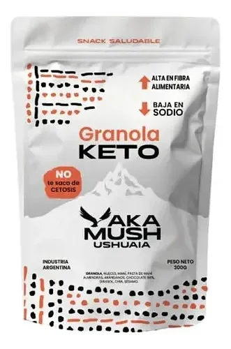 Granola Keto x 300 gr (YAKA MUSH USHUAIA)