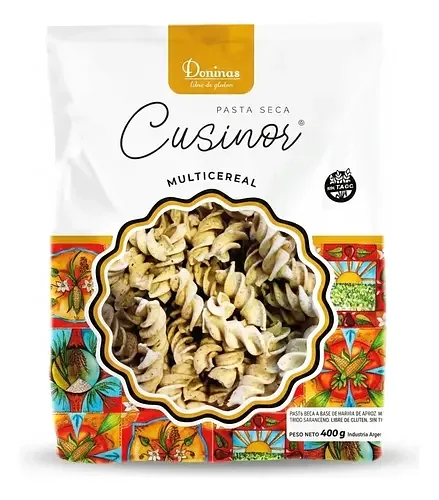 Pasta Seca Cusinor Multicereal x 400 gr (Doninas)