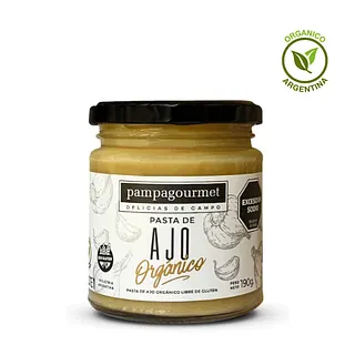 Pasta de Ajo Organico x 190 gr (Pampagourmet)