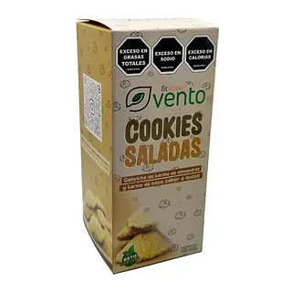 Galletitas Cookies Saladas Keto x 150 gr (Vento Fit)
