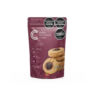 Pepas de Frutos Rojos x 200 gr (Celula)