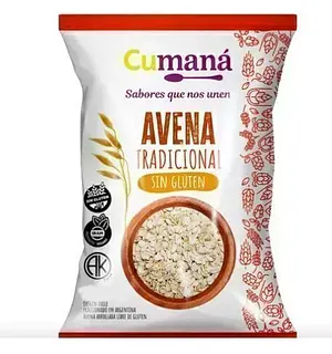 Avena Tradicional Sin Gluten x 400 gr (Cumana)