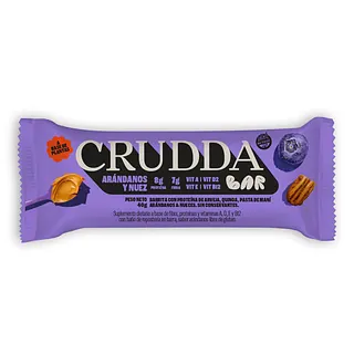 Crudda Bar - Arandanos y Nuez x 40 gr x 10 u (Crudda)