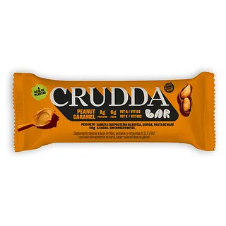 Crudda Bar - Peanut Caramel x 40 gr x 10 u (Crudda)