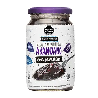 Mermelada con Semillas Arandanos x 400 gr (Cuarto Creciente)