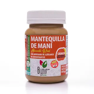 Mantequilla de Mani Super Crunchy x 400 gr (Byour Food)