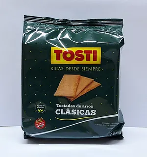 Tostadas de Arroz Clasicas x 110 gr (Tosti)