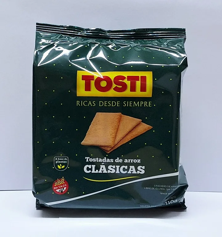Tostadas de Arroz Clasicas x 110 gr (Tosti)