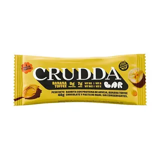 Crudda Bar - Banana Toffee x 40 gr x 10 u (Crudda)