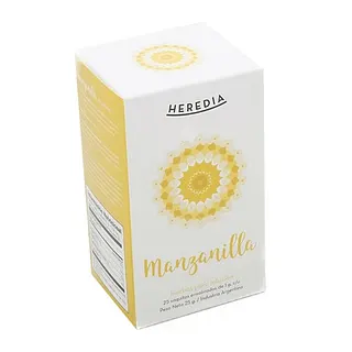 Te Manzanilla x 25 u (Heredia)