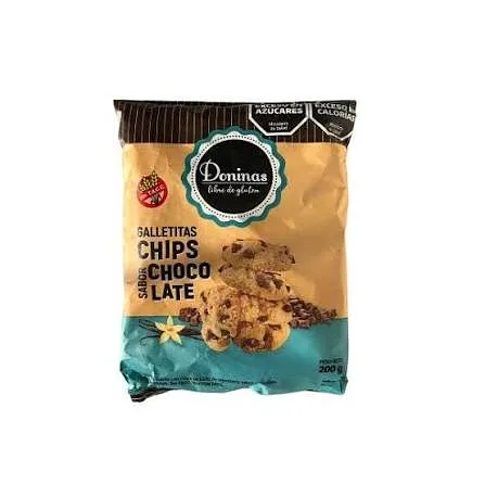 Galletitas Chips de Chocolate x 200 gr (Doninas)