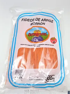 Fideos SoyArroz Sin Tacc Morron x 300 gr (Soyarroz)