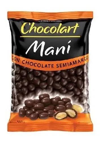 Mani con Chocolate x 500 gr (Chocolart)