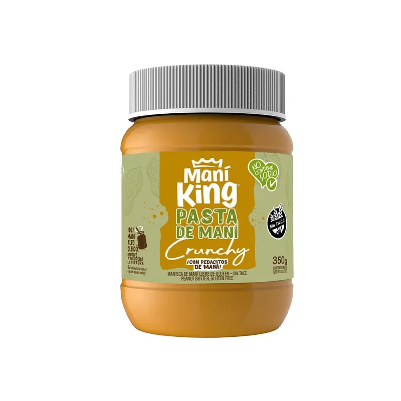 Pasta de Mani Crunchy x 350 gr (Mani King)