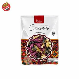 Pasta Seca Cusinor Tres Vegetales x 400 gr (Doninas)