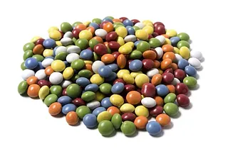 Lentejas de Colores con Chocolate x 500 gr (Chocolart)