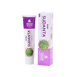 Sudanta Half Pasta Dental Ayurvedica en Gel Encias Sanas x 200 gr (Sri Sri)