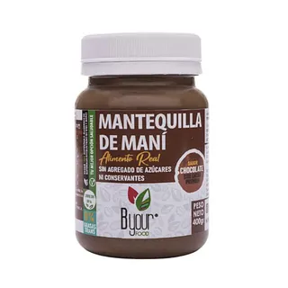 Mantequilla de Mani con Chocolate x 400 gr (Byour Food)