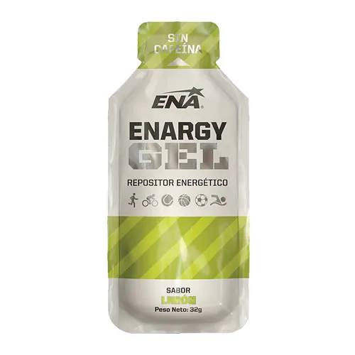Enargy Gel sin Cafeina Limon x 32 gr x 12 u (ENA)