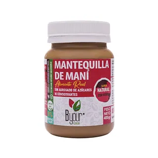 Mantequilla de Mani con Stevia x 400 gr (Byour Food)