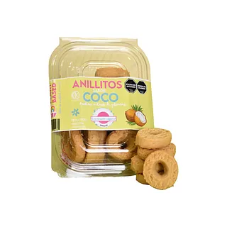 Anillitos Sabor Coco x 170 gr (Un Rincon Vegano)