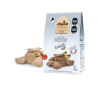 Galletitas Bajas en Sodio sabor Vainilla x 130 gr (Angiola)
