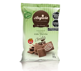 Galletitas sin Azucar sabor Chocolate x 120 gr (Angiola)