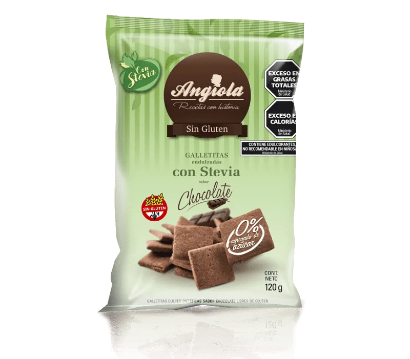Galletitas sin Azucar sabor Chocolate x 120 gr (Angiola)