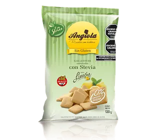 Galletitas sin Azucar sabor Limon x 120 gr (Angiola)