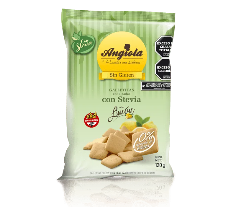 Galletitas sin Azucar sabor Limon x 120 gr (Angiola)