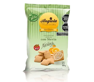 Galletitas sin Azucar sabor Naranja x 120 gr (Angiola)