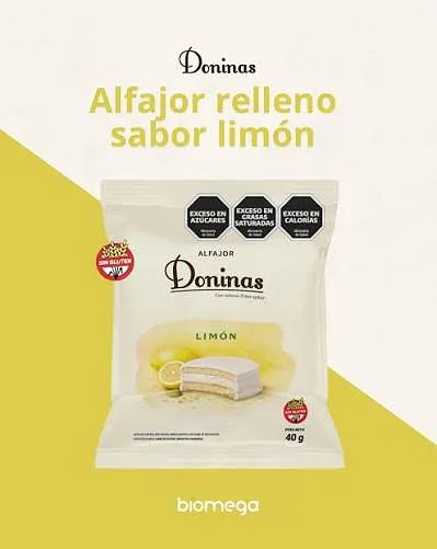 Alfajor Limon x 12 Unidades (Doninas)