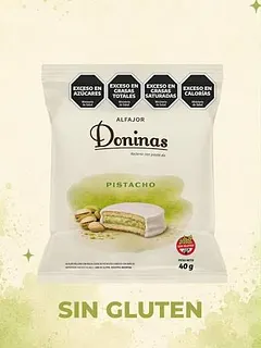 Alfajor Pistacho x 12 Unidades (Doninas)